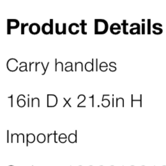 RAE DUNN SORT TODAY WASH TOMORROW CANVAS H… - Picture 2 of 2